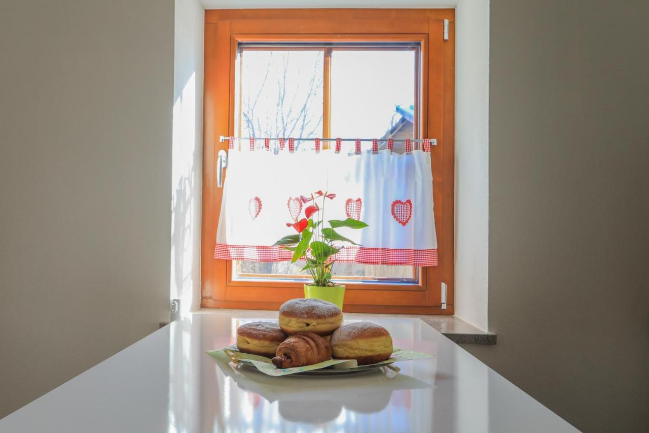 Apartmaji Tina Zgornje Gorje Buitenkant foto