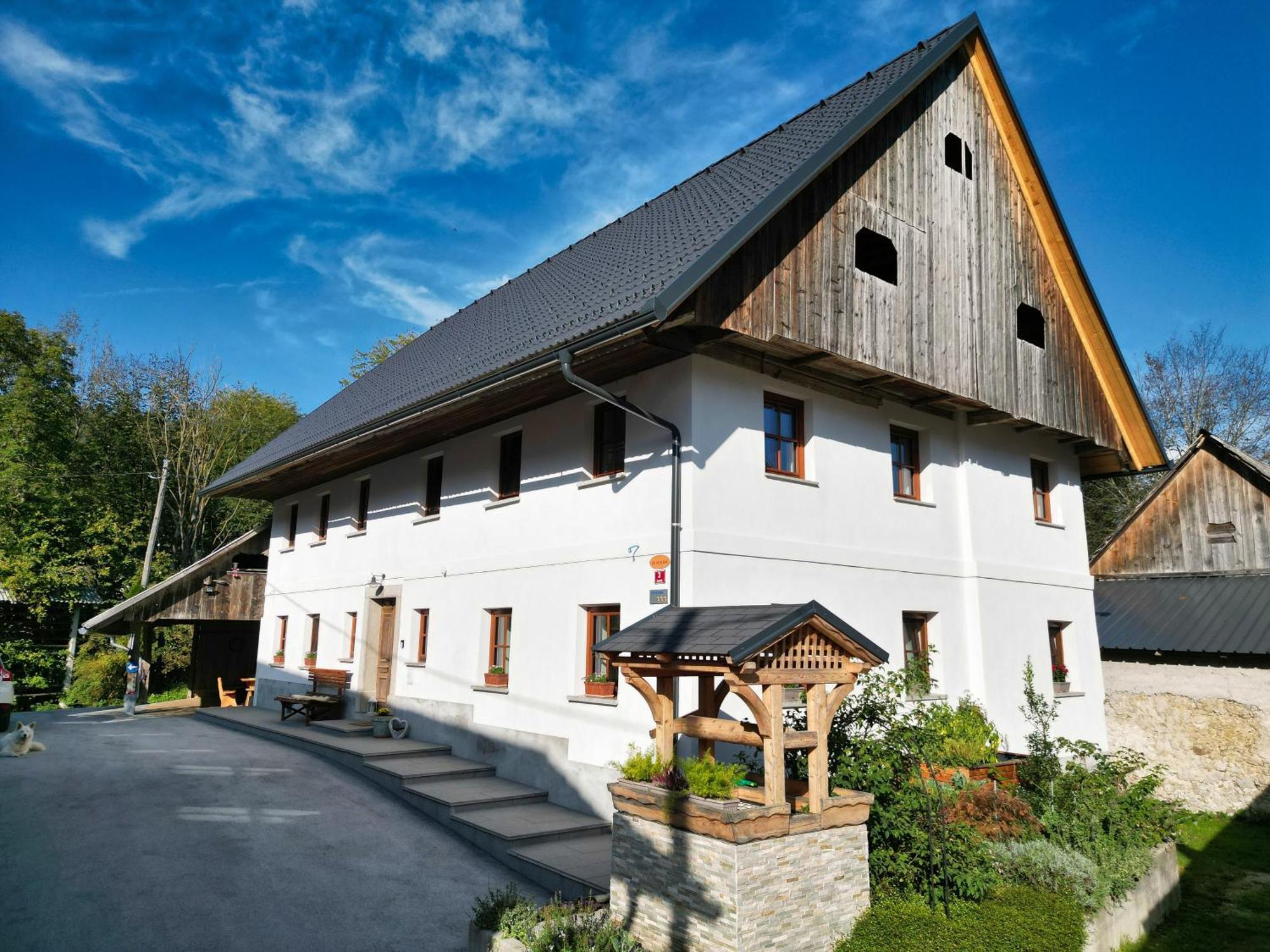 Apartmaji Tina Zgornje Gorje Buitenkant foto